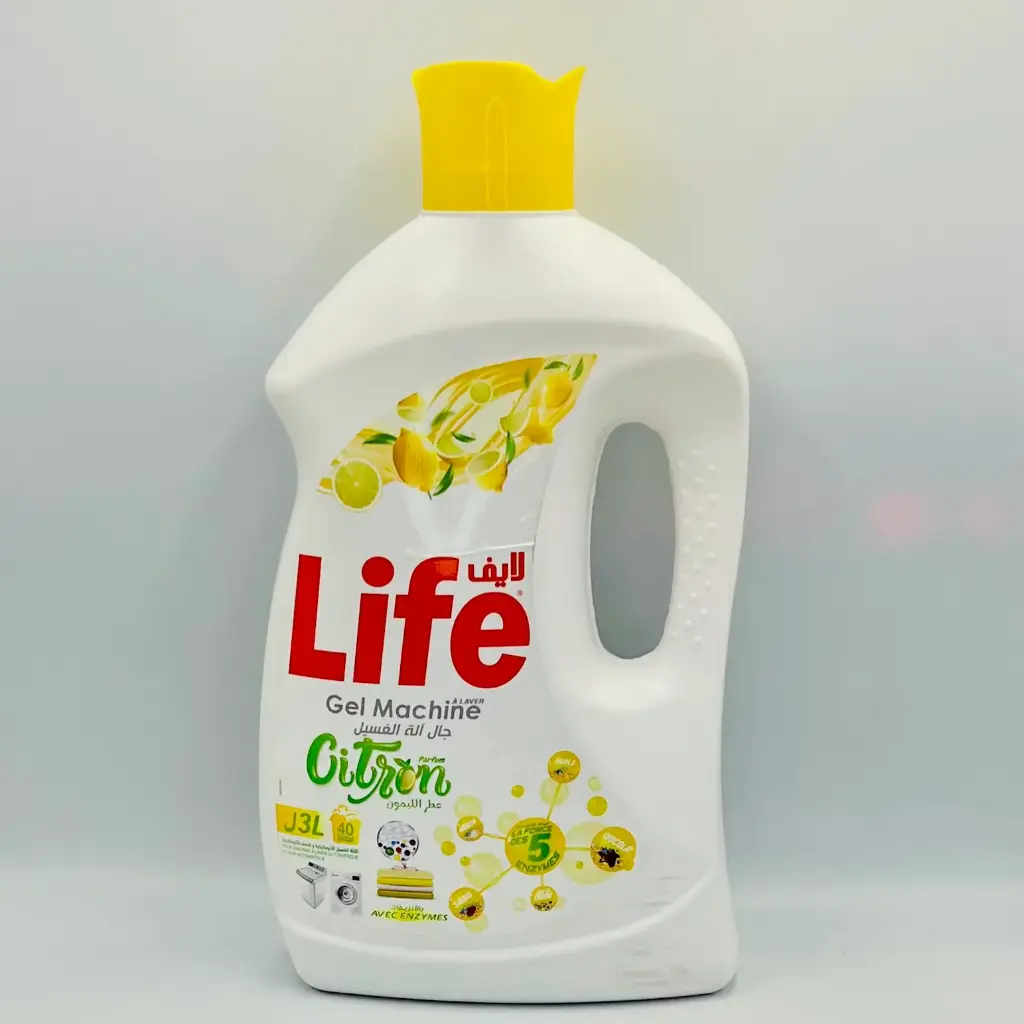 سائل غسيل الملابس LIFE بالليمون – 3 لتر