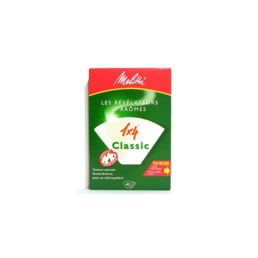 FILTRE A CAFE JETABLE 1*4 40PCS