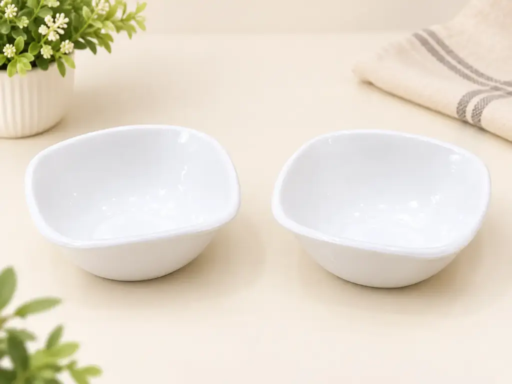 COUPELLE CARREE MELAMINE 10CM