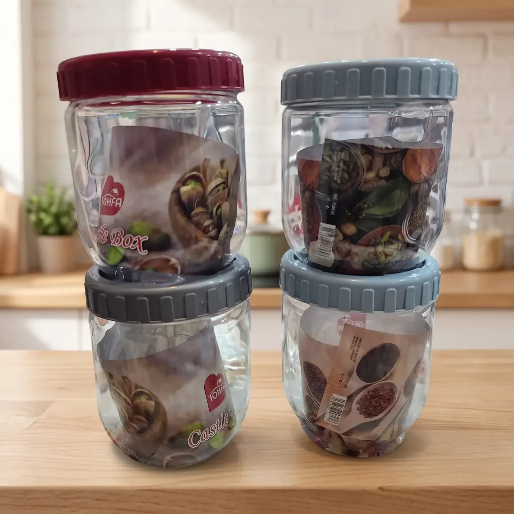BOCAL TRANS EN PLASTIQUE CASTLE BOX 1PC TOHFA