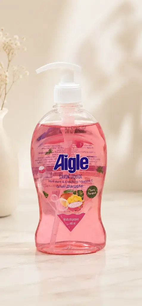 AIGLE LAVE MAINS 400ML FRUITS TROPICAUX