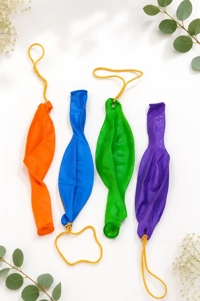 BALLON POUR FËTE AVEC ELASTIQUE