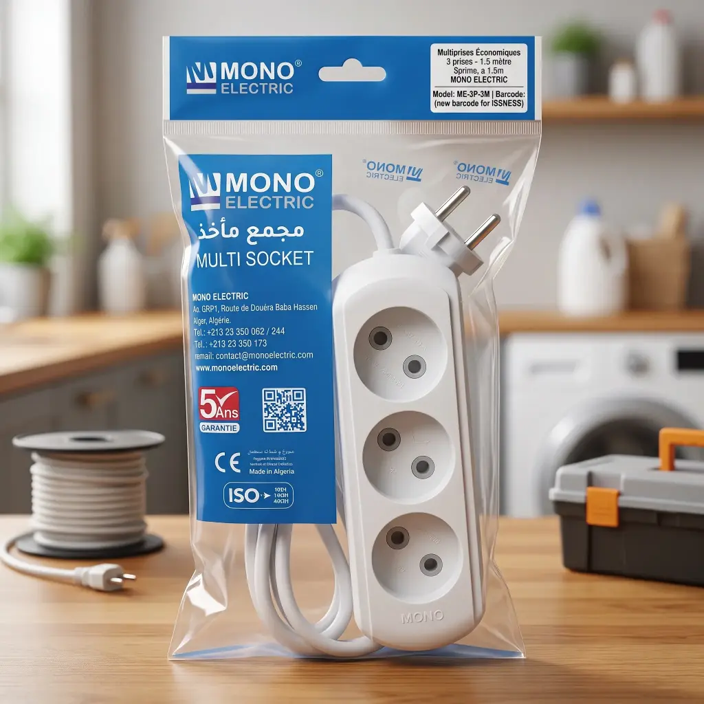 BLOC MULTIPRISES MONO 3P/1.5M