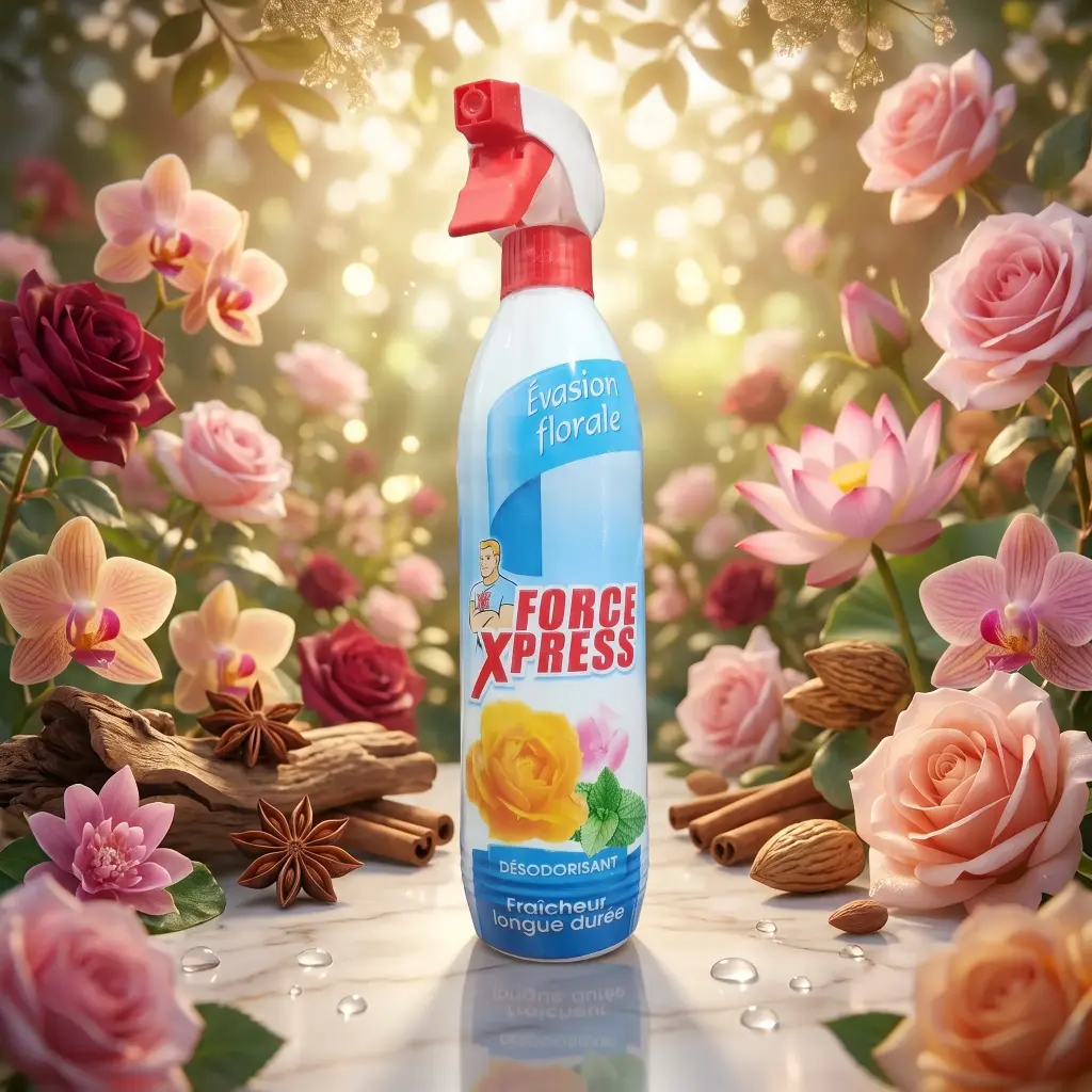 FORCE XPRESS DESODORISANT LIQUIDE EVASION FLORAL 430 ML