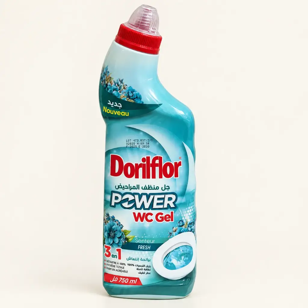 جل مرحاض DORILFLOR 3 في 1 FRESH – 750 مل