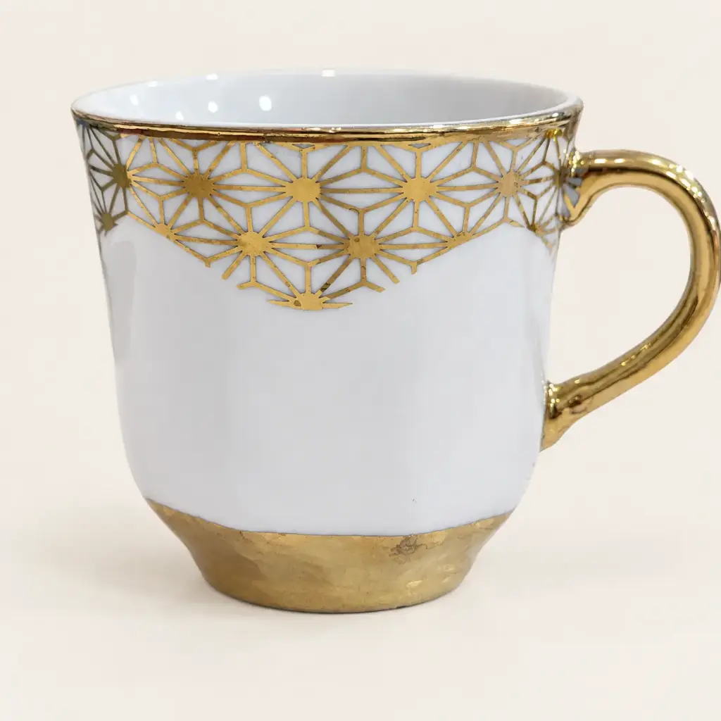 TASSE A CAFE DOREE 12PCS 