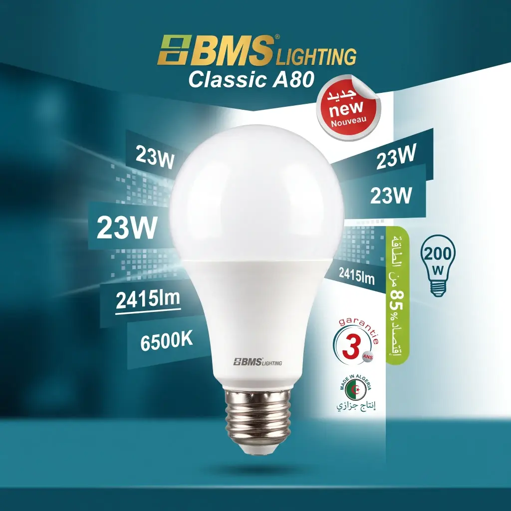 LAMPE BLANCHE BMS 23W