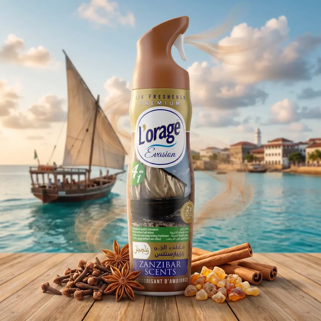 EVASION DESODORISANT ZANZIBAR SCENTS 300 ML