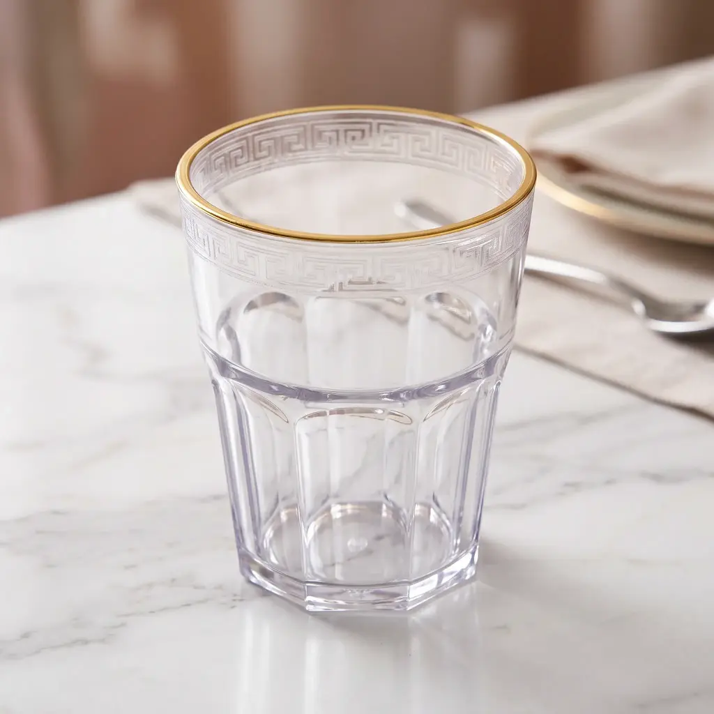 VERRE EN PLASTIQUE