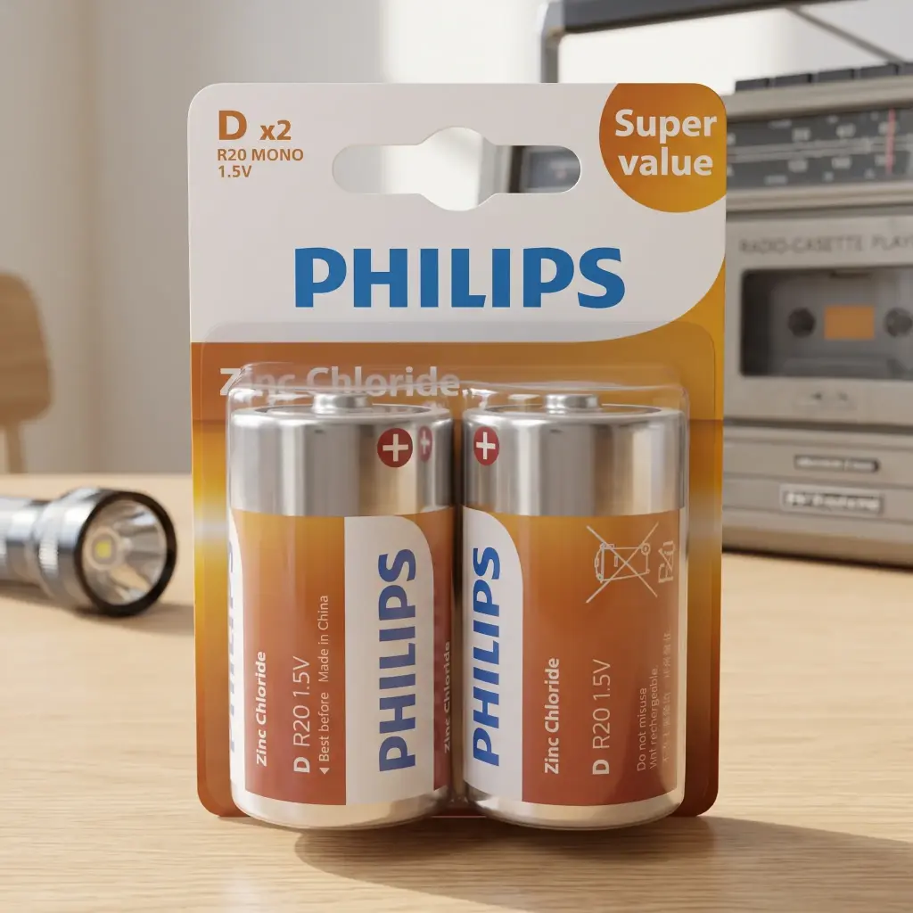 PILE RONDE R20 PHILIPS