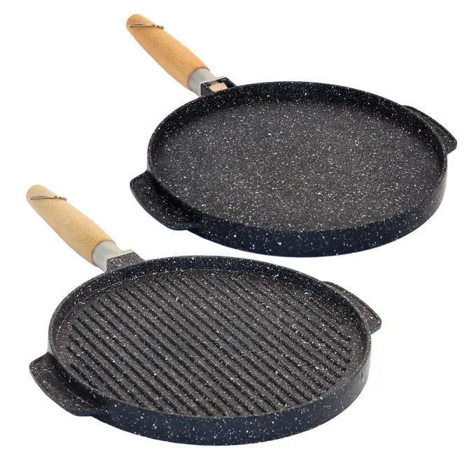 POELE DOUBLE FACES 36CM