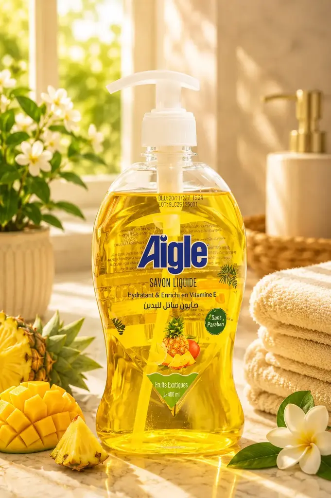 صابون سائل لليدين AIGLE – فواكه استوائية – 400 مل