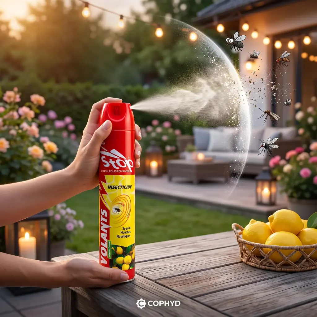 STOP INSECTICIDE GAZ CITRON 750 ML 